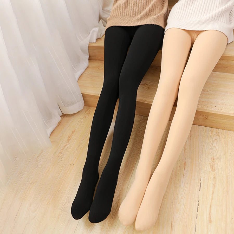 Plus Size Warm High-Waist Leggings